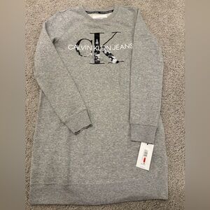 Calvin Klein Jeans Gray Sweater
